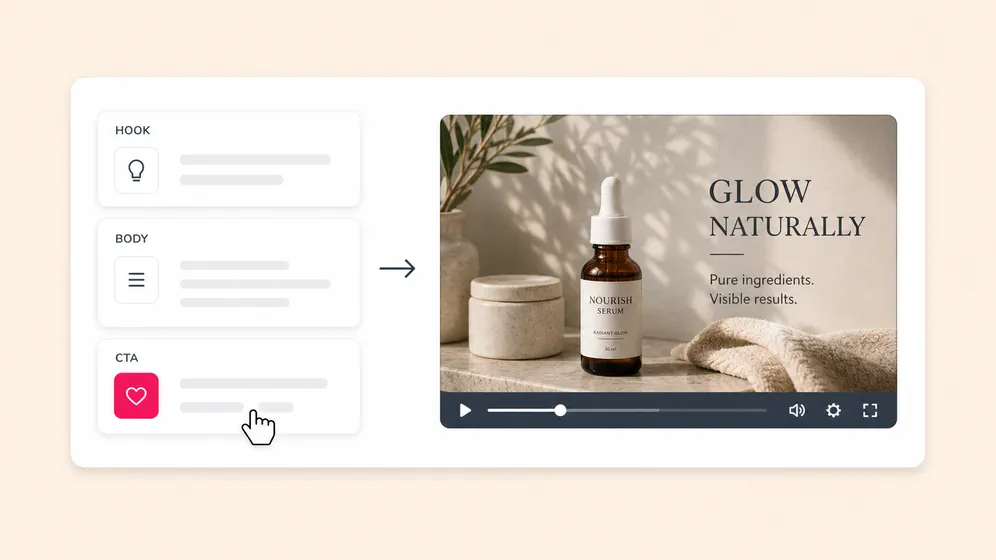 Marketing scripts into multi-variant ads. Fliki Script to video for Marketing & ads.