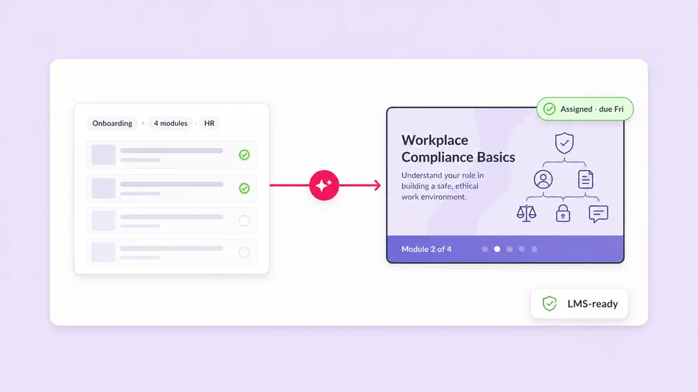 Corporate training, onboarding, and compliance videos. Fliki Text to video for Training & L&D.