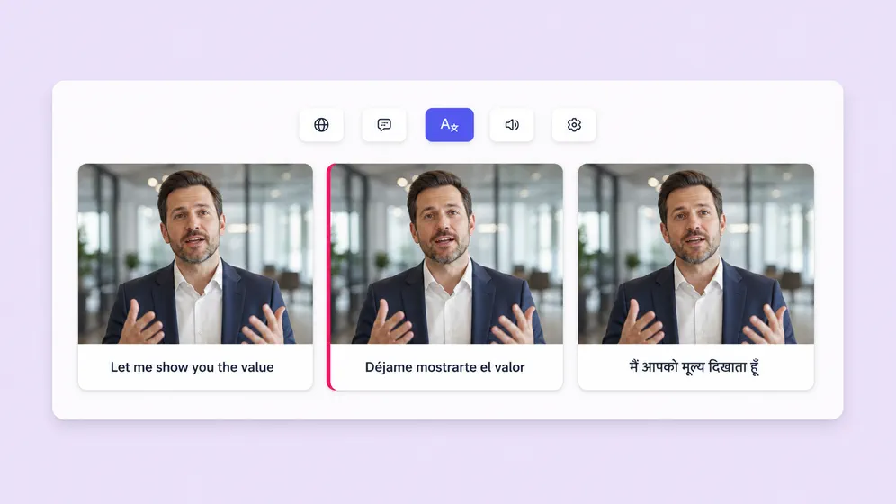 Multilingual sales outreach with voice cloning. Fliki Translator for Sales.