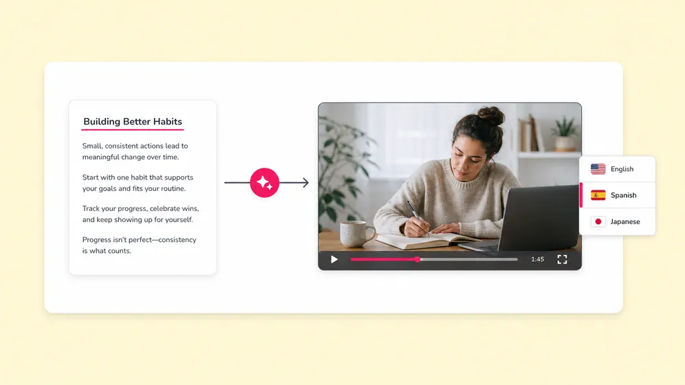 AI training videos, onboarding, and product training. Fliki Use cases for Training & L&D.