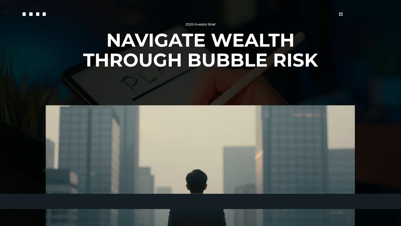 Navigate wealth through bubble risk, slide 1 of 10, Picked by Auto look