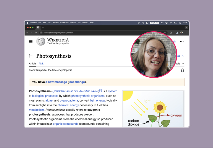 Customizing layout for webinar video